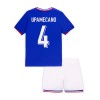 Conjunto (Camiseta+Pantalón Corto) Francia Upamecano 4 Primera Equipación Euro 2024 - Niño